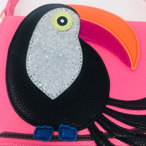 C Wonder Pink Tucan Purse Crossbody Bird Bag - Picture 4 of 8